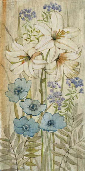 Lily Chinoiserie I by Tim O'Toole Oil Painting