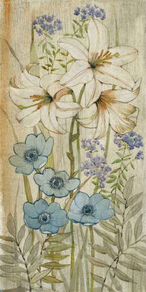 Main Product Photo of Lily Chinoiserie I Painting by Tim O'Toole