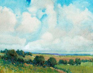Looming Clouds I by Tim O'Toole Oil Painting