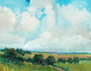 Looming Clouds I Oil Painting by Tim O'Toole - Contemporary