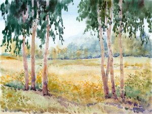Luminous Meadow II by Tim O'Toole Oil Painting