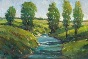 Lush Landscape III Oil Painting by Tim O'Toole - Bestsellers