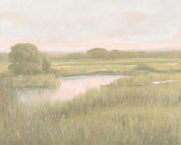 Marsh Horizon at Dawn I by Tim O'Toole - Hand-Painted Oil Painting Reproduction