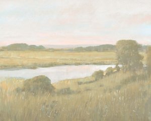Marsh Horizon at Dawn II by Tim O'Toole Oil Painting