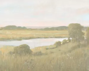 Marsh Horizon at Dawn II by Tim O'Toole Oil Painting