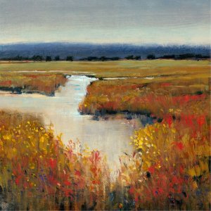Marsh Land I by Tim O'Toole Oil Painting