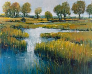 Marshland View III Oil Painting by Tim O'Toole - Bestsellers