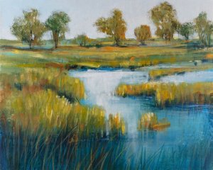 Marshland View IV by Tim O'Toole Oil Painting