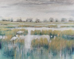 Marshland View V by Tim O'Toole Oil Painting