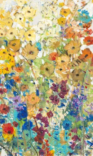 Meadow Floral I by Tim O'Toole Oil Painting