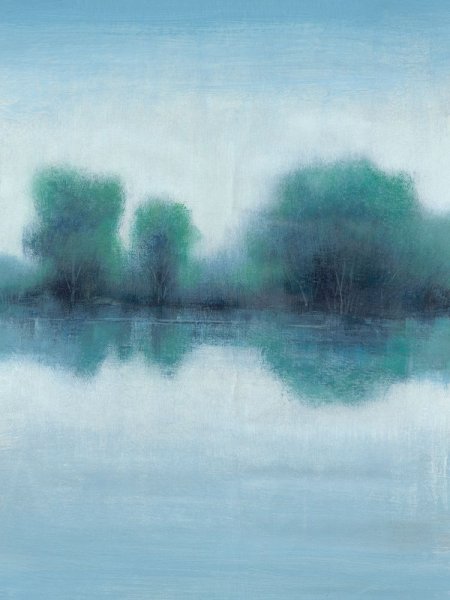 Misty Blue Morning I by Tim O'Toole - Hand-Painted Oil Painting Reproduction
