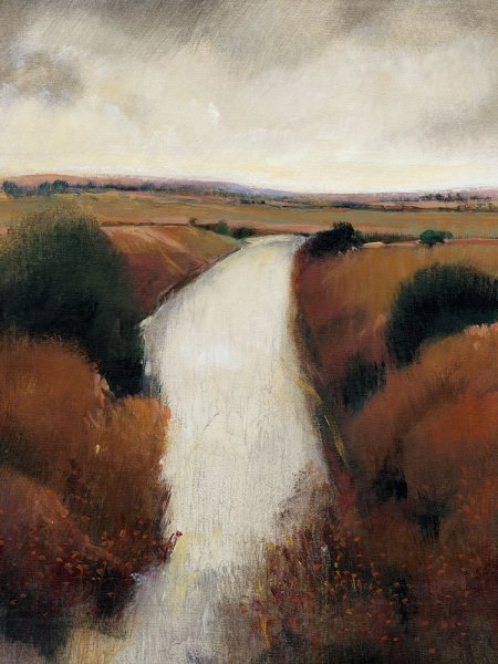 Misty River II by Tim O'Toole - Hand-Painted Oil Painting Reproduction