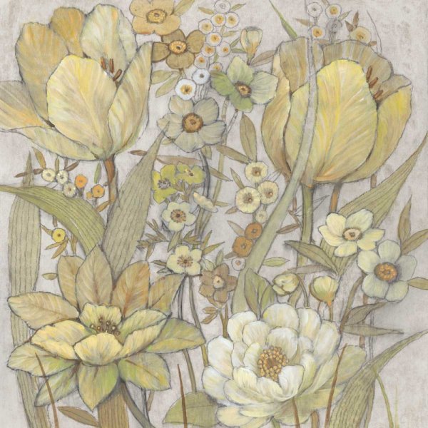 Mix Floral I by Tim O'Toole - Hand-Painted Oil Painting Reproduction