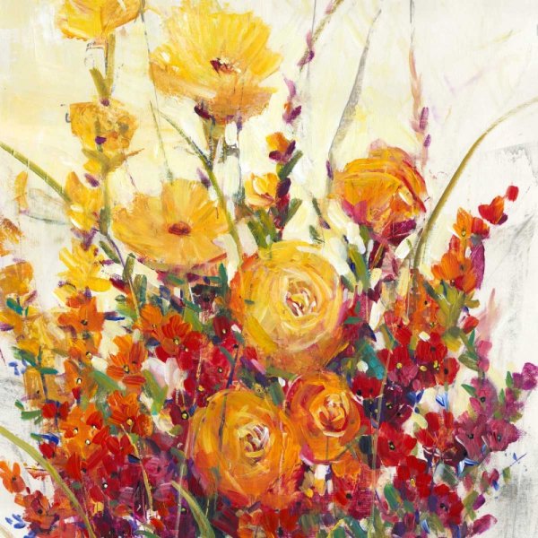 Mixed Bouquet I by Tim O'Toole - Hand-Painted Oil Painting Reproduction