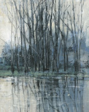 Morning Drizzle II Oil Painting by Tim O'Toole - Contemporary