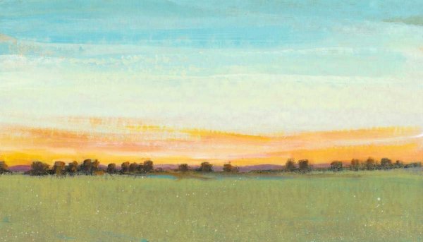 Morning in the Meadow I by Tim O'Toole - Hand-Painted Oil Painting Reproduction