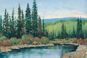 Mountain Escape I by Tim O'Toole Oil Painting