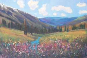 Mountain Pass II by Tim O'Toole Oil Painting