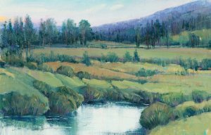 Mountain Retreat I by Tim O'Toole Oil Painting