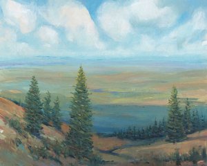 Mountain Top II by Tim O'Toole Oil Painting