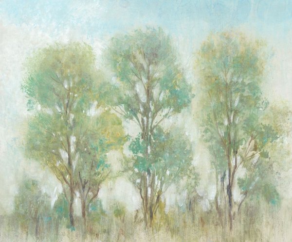 Muted Trees I by Tim O'Toole - Hand-Painted Oil Painting Reproduction