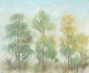 Muted Trees II Oil painting by Tim O'Toole