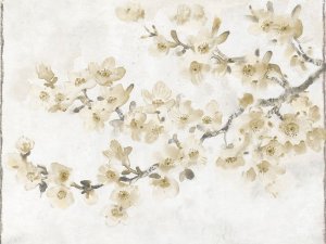 Neutral Cherry Blossom Composition I by Tim O'Toole Oil Painting