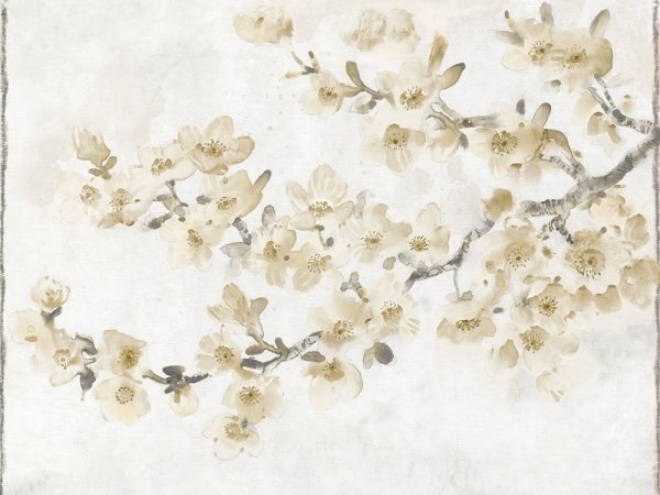 Main Product Photo of Neutral Cherry Blossom Composition I Painting by Tim O'Toole