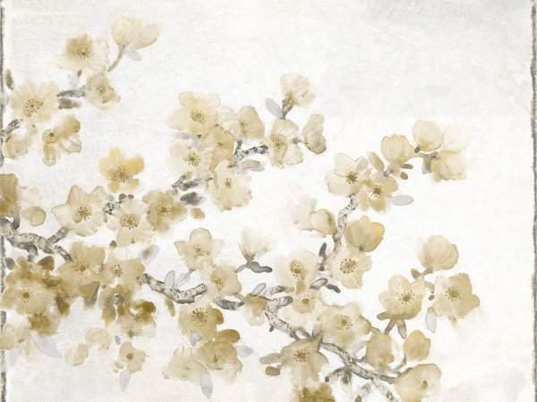 Main Product Photo of Neutral Cherry Blossom Composition II Painting by Tim O'Toole