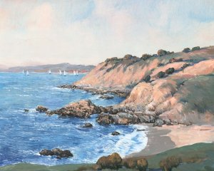 Ocean Bay I by Tim O'Toole Oil Painting