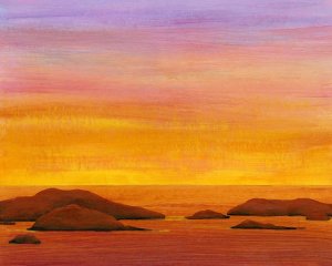 Ocean Glow I by Tim O'Toole Oil Painting