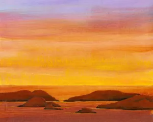 Ocean Glow II by Tim O'Toole Oil Painting
