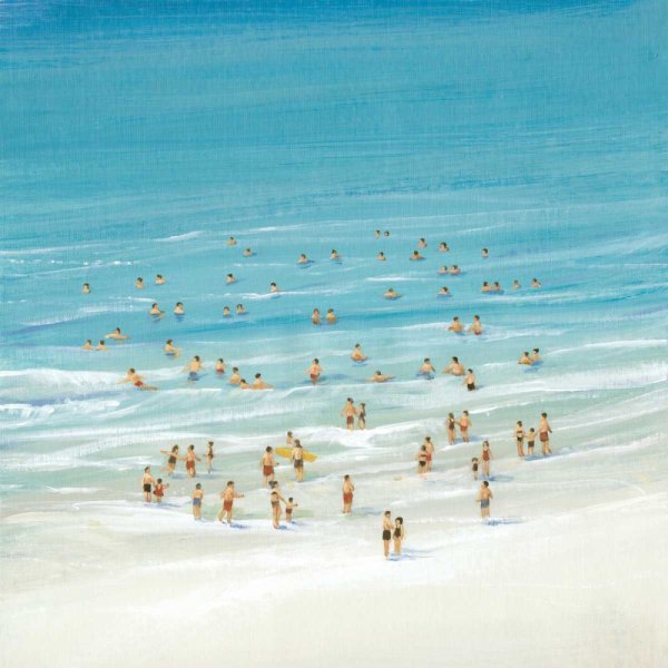 Main Product Photo of Ocean Swim I Painting by Tim O'Toole