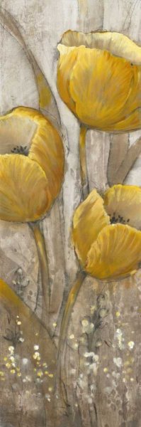 Ochre Tulips II by Tim O'Toole Oil Painting