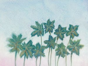 Palm Treeline I by Tim O'Toole Oil Painting