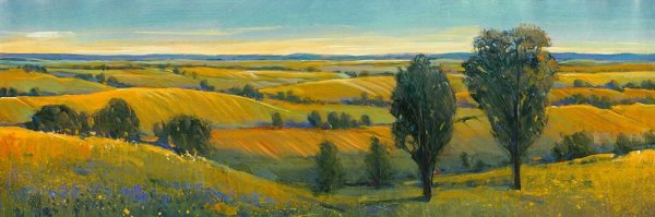 Picturesque Scene II by Tim O'Toole - Hand-Painted Oil Painting Reproduction