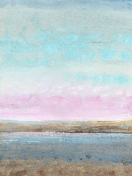 Pink Horizon I by Tim O'Toole - Hand-Painted Oil Painting Reproduction