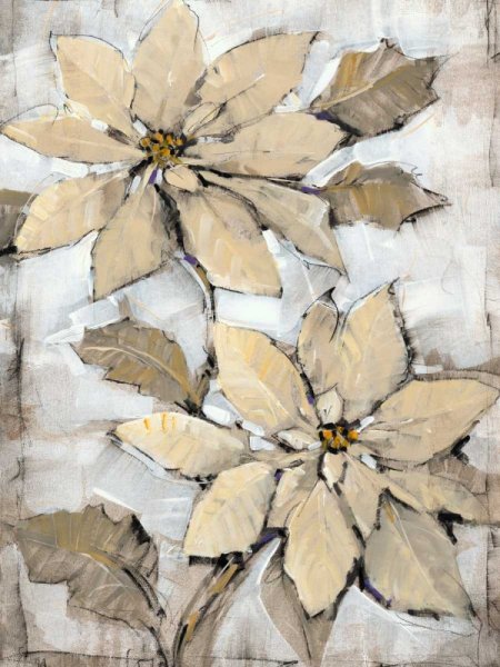 Main Product Photo of Poinsettia Study II Painting by Tim O'Toole