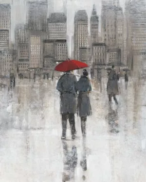 Rain in The City I by Tim O'Toole Oil Painting