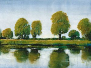 River Reflections I by Tim O'Toole Oil Painting