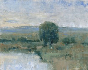 Riverbank Impression II by Tim O'Toole Oil Painting
