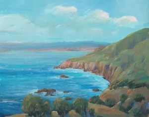 Rocky Coastline I by Tim O'Toole Oil Painting