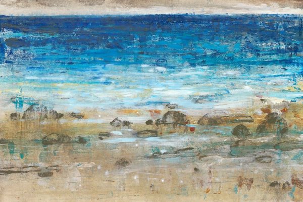 Main Product Photo of Rocky Shoreline I Painting by Tim O'Toole