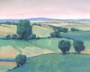 Rolling Countryside I by Tim O'Toole Oil Painting