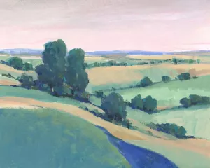Rolling Countryside II by Tim O'Toole Oil Painting