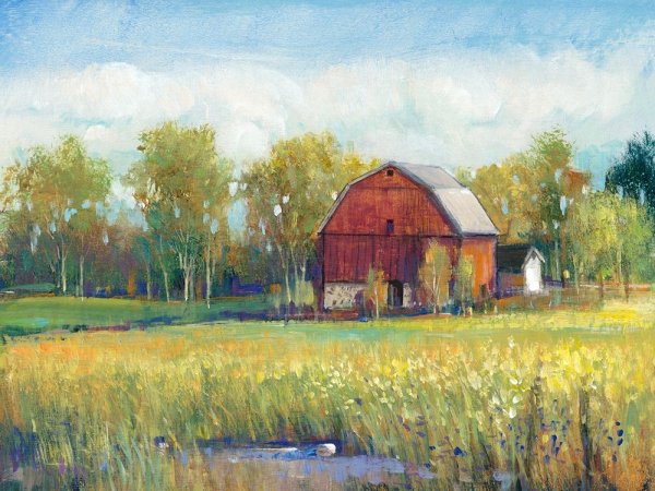 Rural America I by Tim O'Toole - Hand-Painted Oil Painting Reproduction