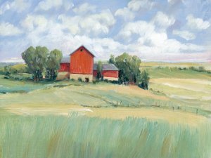 Rural Farmland II by Tim O'Toole Oil Painting