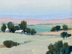 Rural Tranquility I by Tim O'Toole Oil Painting