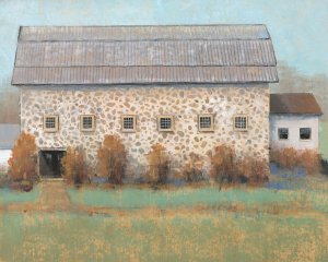 Rustic Barn II Oil Painting by Tim O'Toole - Contemporary