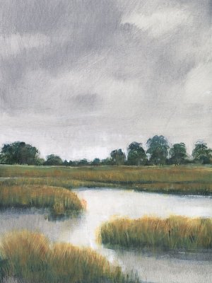 Salt Marshes II by Tim O'Toole Oil Painting